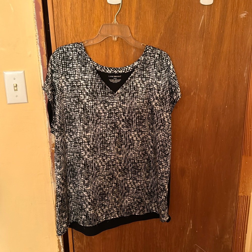 Shirt sleeve blouse
